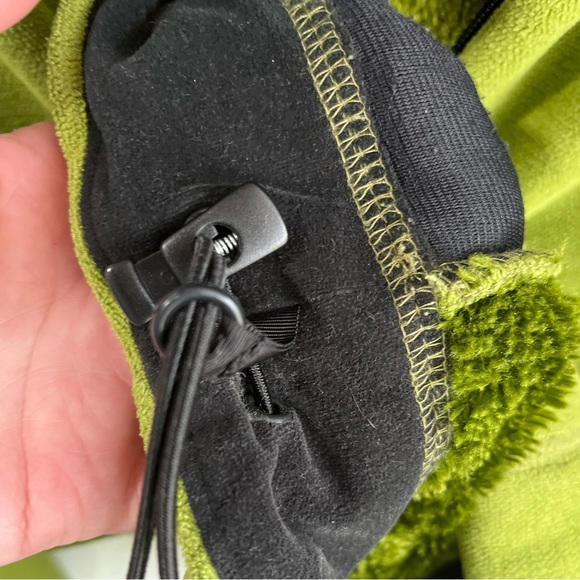 Green Mountain Hardwear Velour Fuzzy Outdoor Hiking Jacket small Chartreuse - Picture 9 of 14